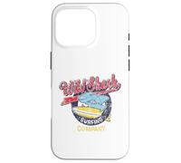Carcasa para iPhone 16 Pro Vintage Wild Shark Surfing Company Retro Surf