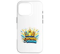 Carcasa para iPhone 16 Pro Visión Liderazgo Ambición Corona Motivación Diseño Gráfico