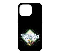 Carcasa para iPhone 16 Pro Vitória Espírito Santo Brasil Retro tucán Vintage Holiday