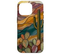 Carcasa para iPhone 16 Pro Vitral Cactus Artful Trendy