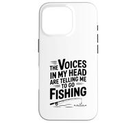Carcasa para iPhone 16 Pro Voces en mi Cabeza me Dicen Que Vaya a Pescar