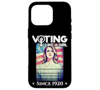 Carcasa para iPhone 16 Pro Votando como una niña Desde 1920-19ª Enmienda