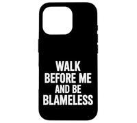 Carcasa para iPhone 16 Pro Walk Before Me and Be Blameless Spiritual Discipline |-