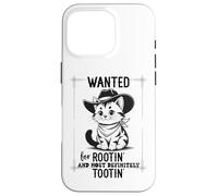 Carcasa para iPhone 16 Pro Wanted for Rootin Most Definitely Tootin Cowboy Cat Farting