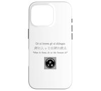 Carcasa para iPhone 16 Pro When in Rome, do as The Romans do. Entra a la Ciudad y Sigue la Ciudad