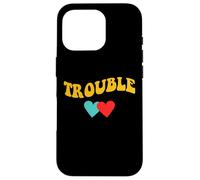 Carcasa para iPhone 16 Pro Where i go Trouble Follows Couple
