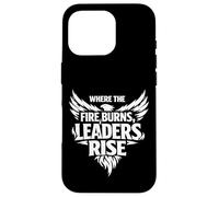 Carcasa para iPhone 16 Pro Where The Fire Burns Leaders Rise Scouting Campfire Camping