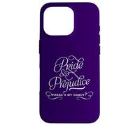 Carcasa para iPhone 16 Pro Where's My Darcy? Jane Austen/Orgullo y prejuicio
