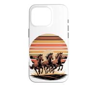 Carcasa para iPhone 16 Pro Wild Horses Running Free Equestrian Horse Lover