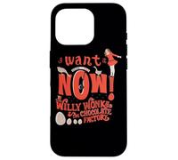 Carcasa para iPhone 16 Pro Willy Wonka and The Chocolate Factory I Want It Now