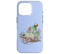 Carcasa para iPhone 16 Pro Womens Girls Cottagecore Magical Frog Toad Snail Goblincore