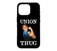 Carcasa para iPhone 16 Pro Womens Girls Rosie The Riveter Pro Union Thug