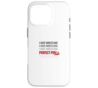 Carcasa para iPhone 16 Pro Wrestling Love Ironic Cita Hobby Sports