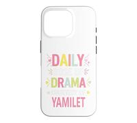 Carcasa para iPhone 16 Pro Yamilet Personalized Name Funny Cute Custom Yamilet Name