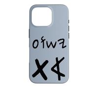 Carcasa para iPhone 16 Pro Yeshua Aleph TAV Jesús Primero Último en Paleo Hebreo (Negro)