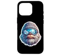 Carcasa para iPhone 16 Pro Yeti Skiing: Abominable muñeco de Nieve, Esquiador, estación de esquí de montaña