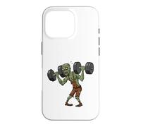 Carcasa para iPhone 16 Pro Zombie Halterofilia Muertos vivientes Gimnasio Entren
