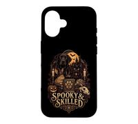 Carcasa para iPhone 16 Profesional de Cuidado de Animales de Halloween Espeluznante y hábil