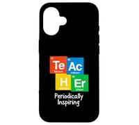 Carcasa para iPhone 16 Profesor de Química Te AC H Er Periódicamente Inspirando Ciencia
