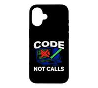Carcasa para iPhone 16 Programmer Code Not Calls Introvert Developer
