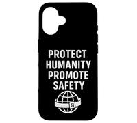 Carcasa para iPhone 16 Proteger a la Humanidad - Promover la Seguridad | Voluntarios Internacionales