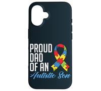 Carcasa para iPhone 16 Proud Dad of An Autistic Son - Autism Awareness Padre Hijo