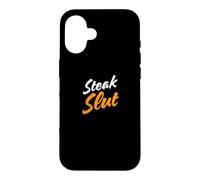 Carcasa para iPhone 16 Puta De Carne Humor Divertido Comida Texto Grill Broma