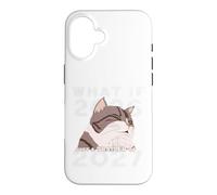 Carcasa para iPhone 16 ¿Qué pasaría si 2026 Fuera Solo un Trailer para 2027? Meme de Gato Divertido