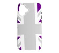 Carcasa para iPhone 16 Queen's Platinum Jubilee 2022 70th Anniversary Union Jack