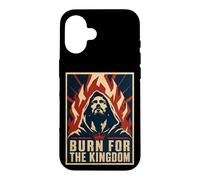 Carcasa para iPhone 16 Quemar por el Reino Culto de avivamiento Cristiano