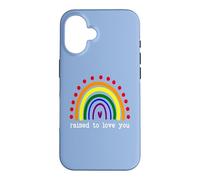 Carcasa para iPhone 16 Raised to Love You 2 Moms Love My Two Mommies Pride Mom LGBT