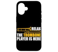 Carcasa para iPhone 16 Ralex The Trombone Player - Trombón trombón
