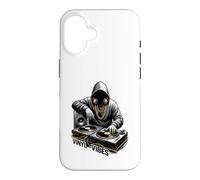 Carcasa para iPhone 16 Rap Vinyl Vibes Hip Hop DJ