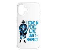 Carcasa para iPhone 16 Rave Invaders Plur Space Force Astronaut House Música Rave