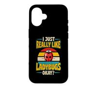 Carcasa para iPhone 16 Realmente me Gustan Las Mariquitas