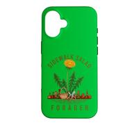Carcasa para iPhone 16 Recolector de Diente de león de Ensalada Urbana de forraje en la acera