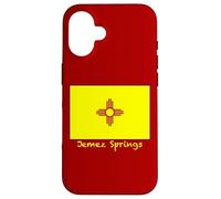 Carcasa para iPhone 16 Recuerdo de la Bandera de Nuevo México de Jemez Springs