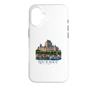 Carcasa para iPhone 16 Recuerdo Retro de Quebec de Canadá/Quebec