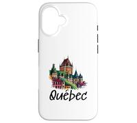 Carcasa para iPhone 16 Recuerdo Retro de Quebec de Canadá/Quebec