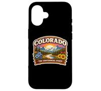 Carcasa para iPhone 16 Recuerdos para visitantes de Recuerdo del Centenario del Estado de Colorado