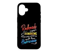 Carcasa para iPhone 16 Redheads Are Sunshine Mixed with A Little Hurricane - Funny