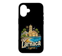 Carcasa para iPhone 16 Regalo de Recuerdo de Viaje de Larnaca Chipre Dibujado a Mano