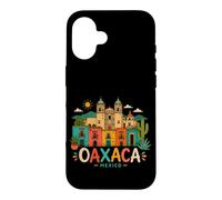 Carcasa para iPhone 16 Regalo de Recuerdo de Viaje de Oaxaca México Dibujado a Mano