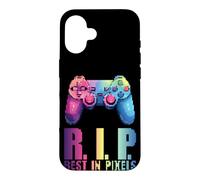 Carcasa para iPhone 16 Rest in Pixels - Gamer Merch - für Sie und Ihn