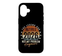 Carcasa para iPhone 16 Retired 2026 Not My Problem Anymore Retirement Gifts for Men