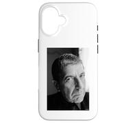 Carcasa para iPhone 16 Retrato de Leonard Cohen Hallelujah Songwriter por AJ Barratt