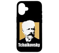 Carcasa para iPhone 16 Retrato del Gran Compositor Pyotr Tchaikovsky