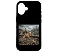 Carcasa para iPhone 16 Retriever Desastre Ruinas Buscar Rescate Escena