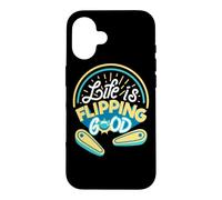 Carcasa para iPhone 16 Retro Arcade Pinball - Juego de Arcade Retro 80s Gaming