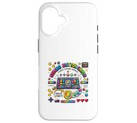 Carcasa para iPhone 16 Retro Combo Botón Smash Arcade Gamer Diseño